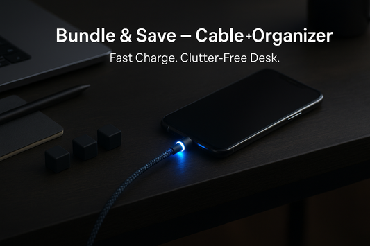 Bundle (Cable + 6pcs  Organizer Clip)